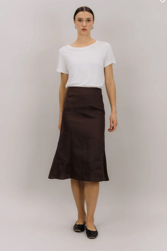 Valeria Skirt, Black Coffee
