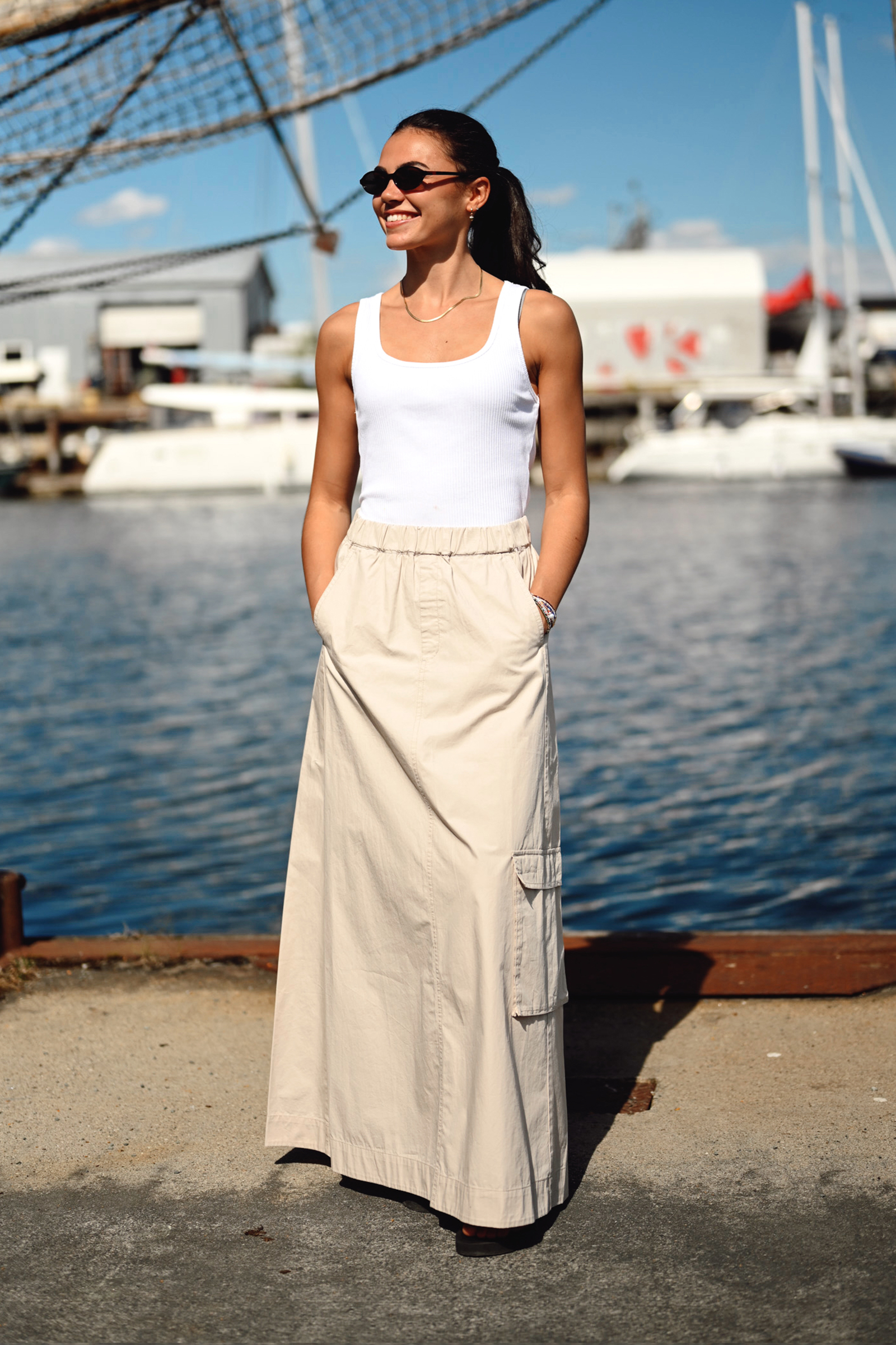 ElinaIW Skirt, Beige
