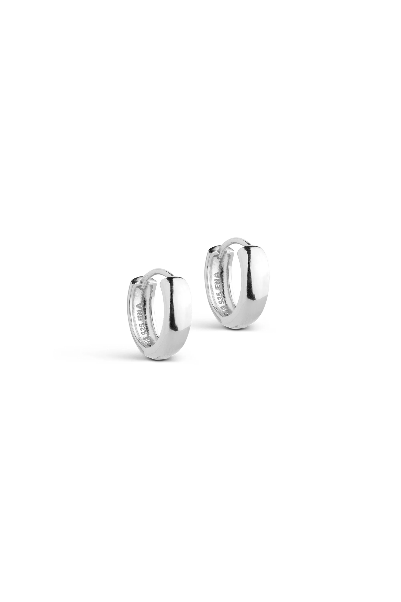 Classic Wide Hoops 15 MM, Sølv