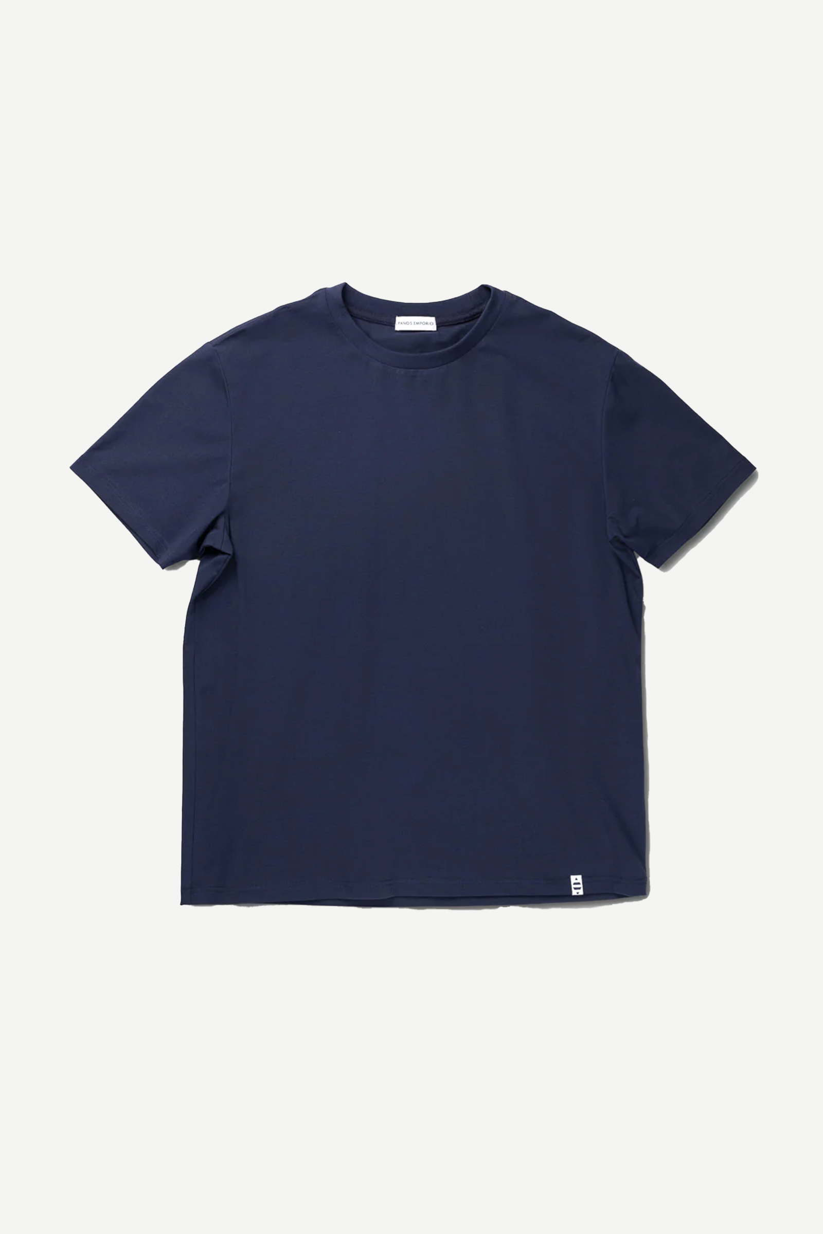 Organic Cotton Crew Tee, Navy