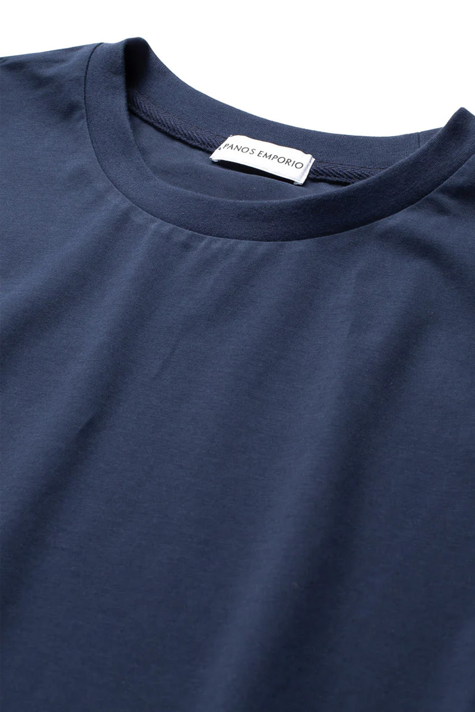 Organic Cotton Crew Tee, Navy - Bilde 2