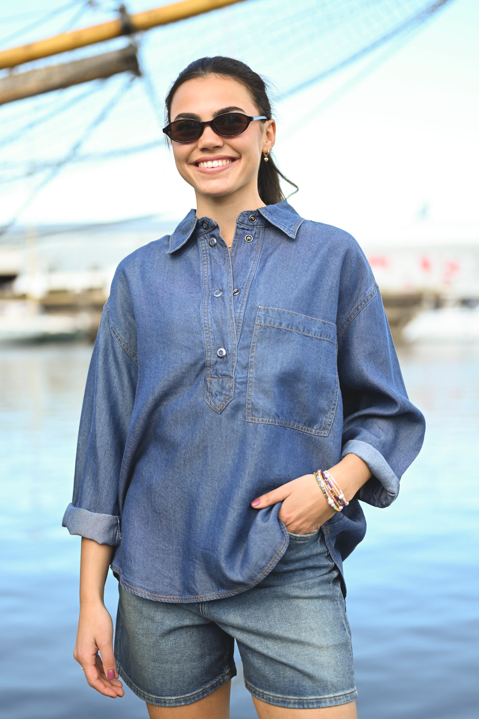 PhilipaIW Shirt, Medium Blue