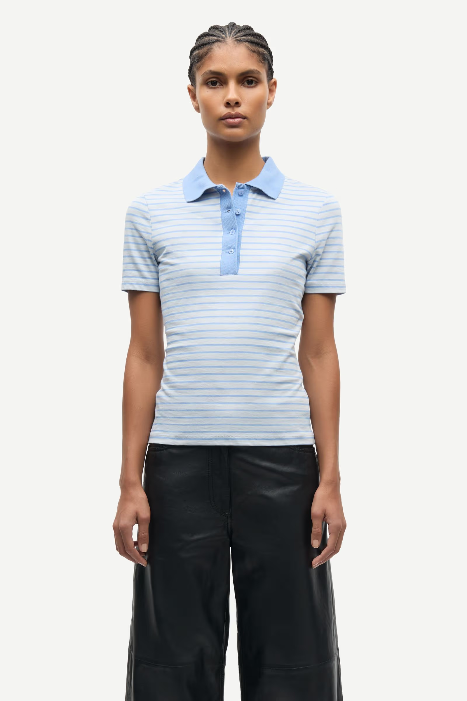 Saella SS Polo 11415, Bel Air Stripes - Bilde 5