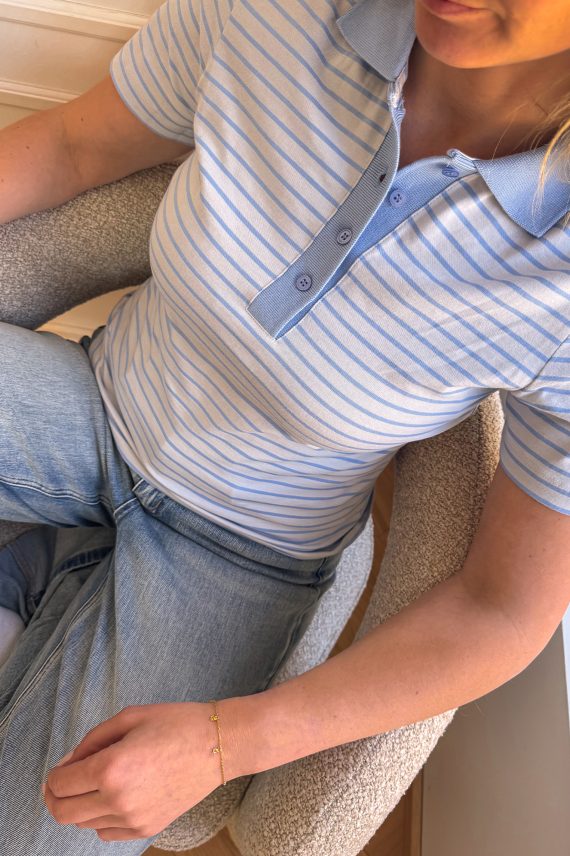 Saella SS Polo 11415, Bel Air Stripes