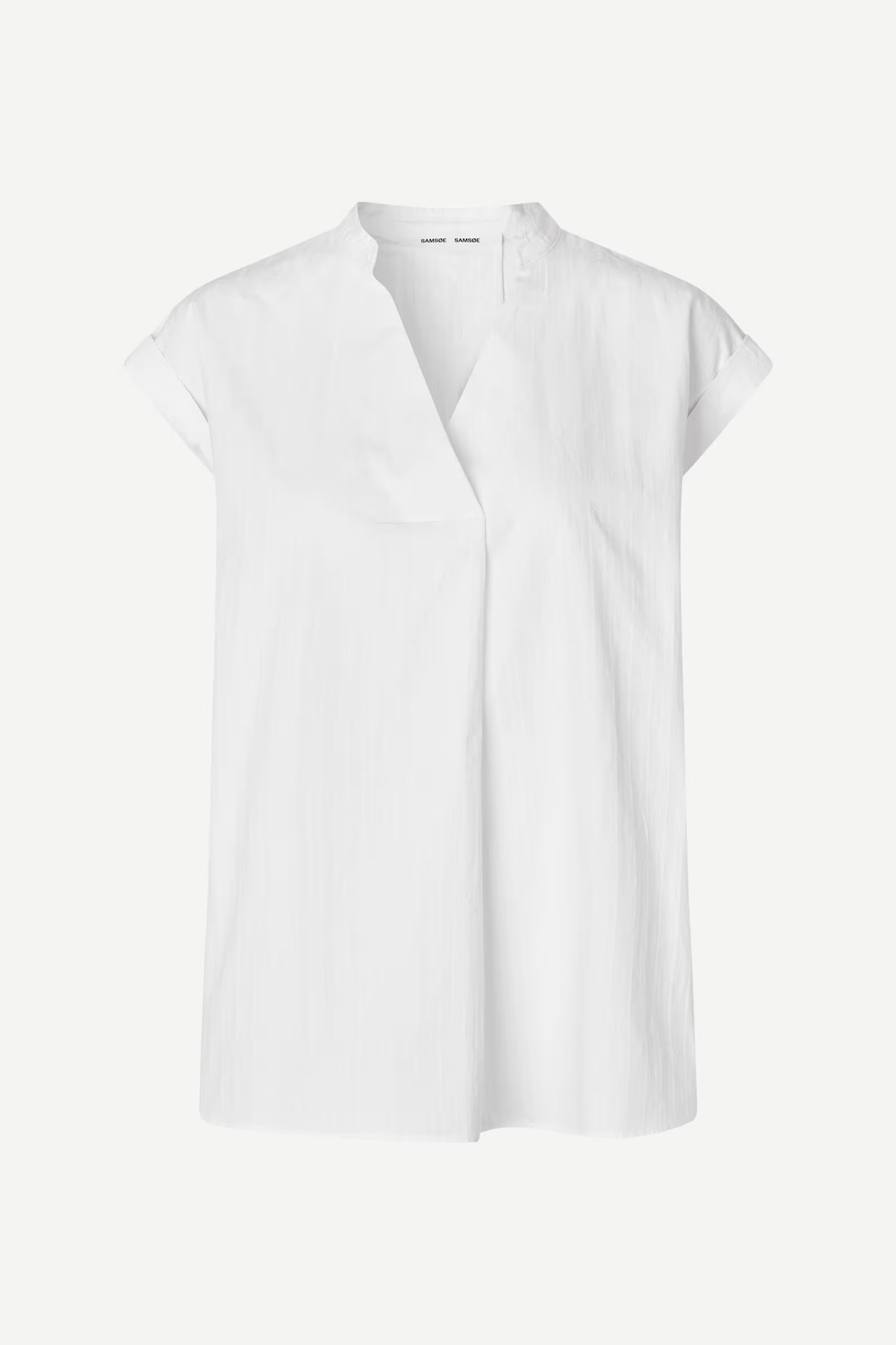 Satina SS Shirt, White - Bilde 7