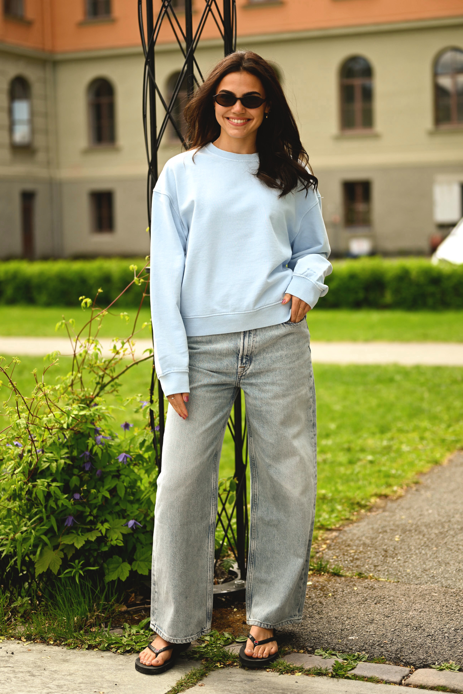 Savan Sweat 15697, Cashmere Blue Pigment - Bilde 4