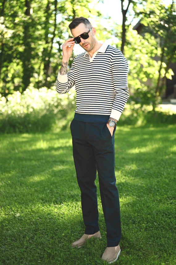 Morello Elax Chinos, Navy