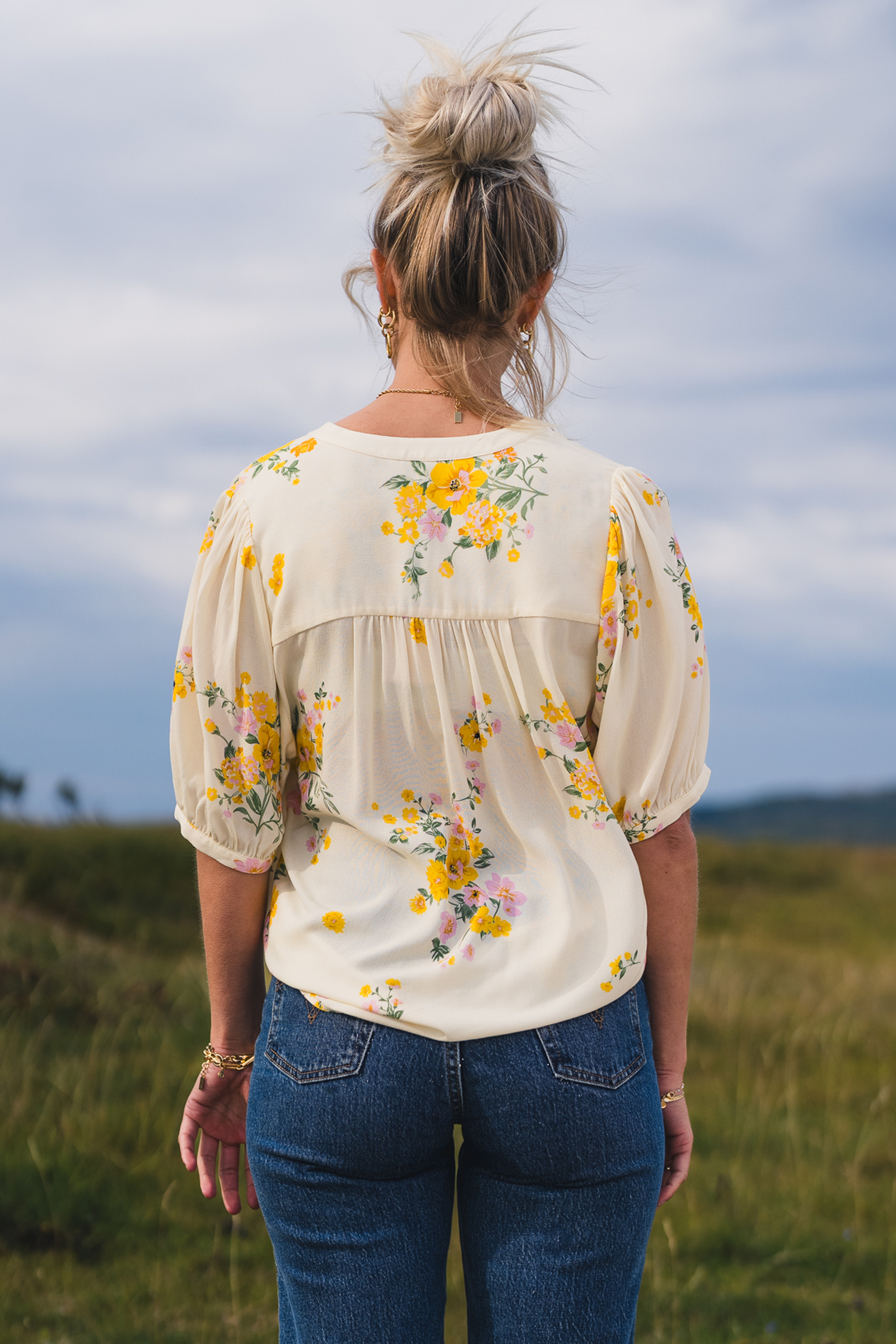 Irene 2/4 Shirt, Mimosa Yellow - Bilde 4