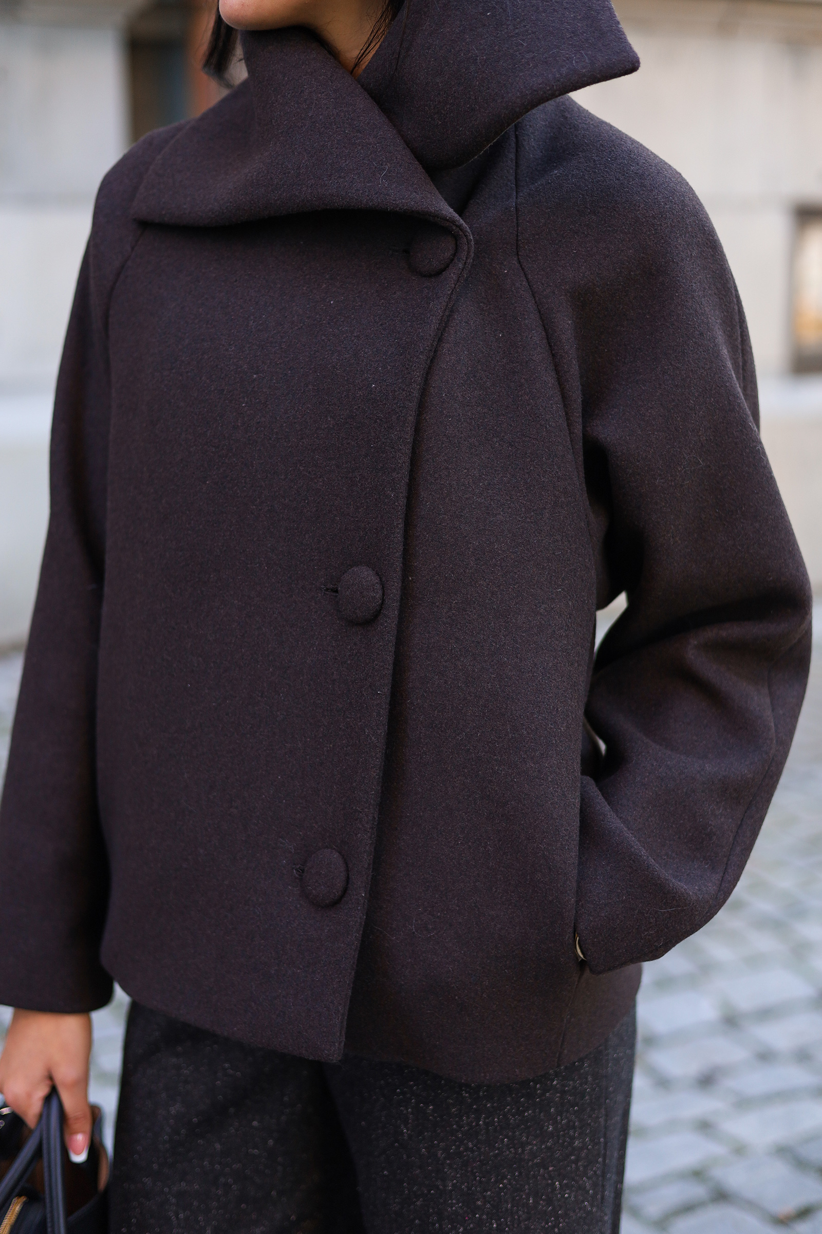 Perry IW Short Coat, Chocolate Brown - Bilde 2