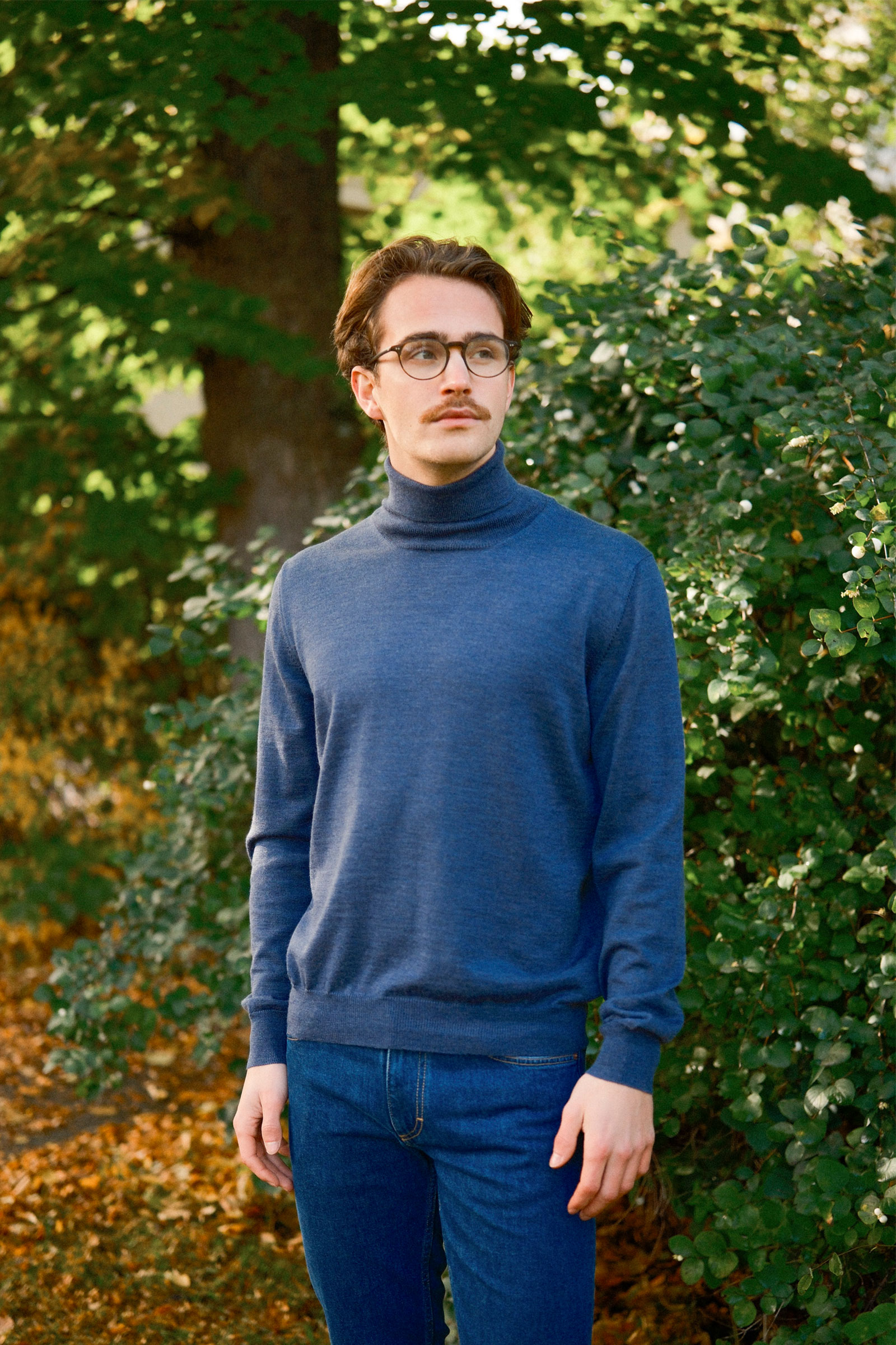 Turtleneck, Blå - Bilde 3