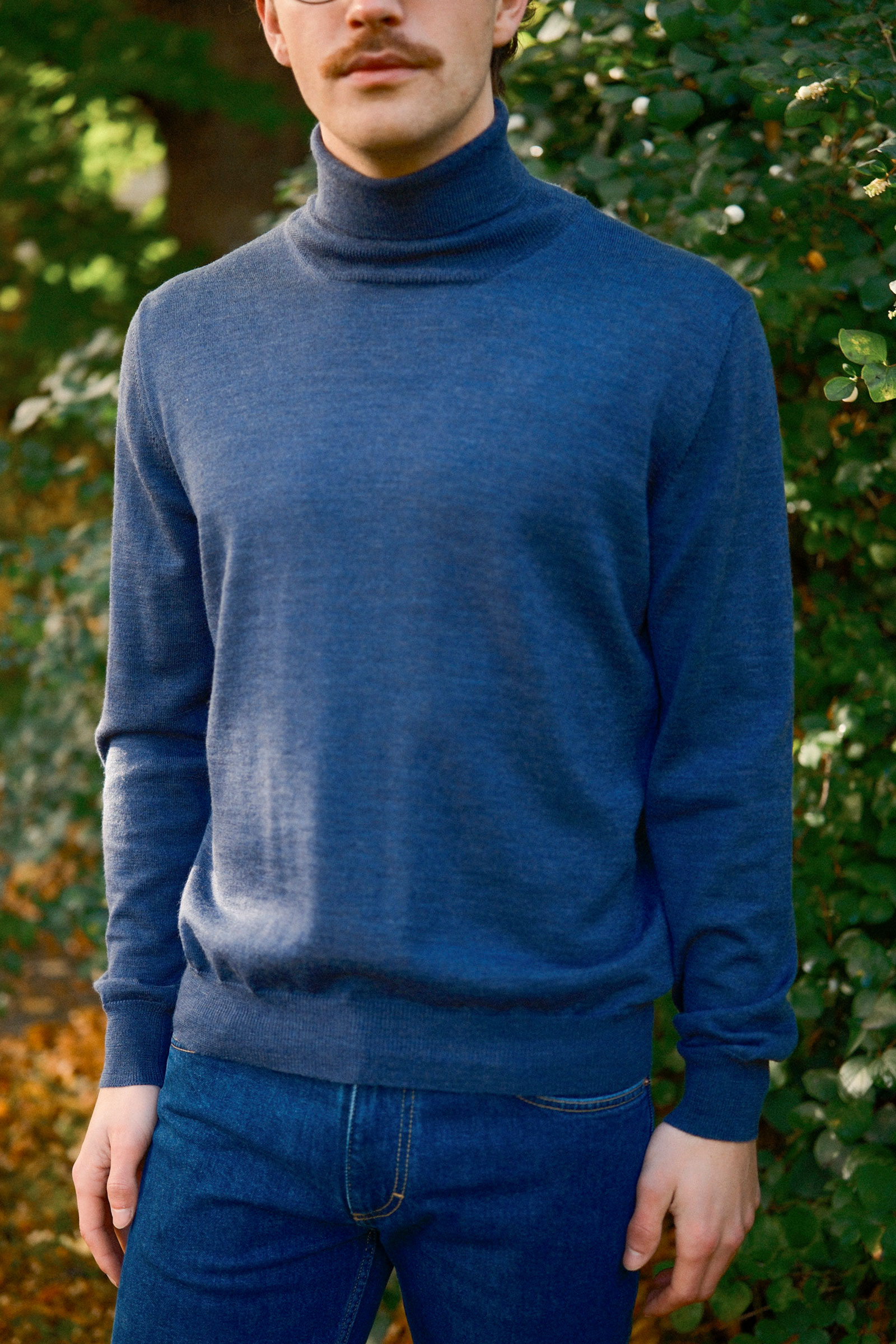 Turtleneck, Blå - Bilde 4