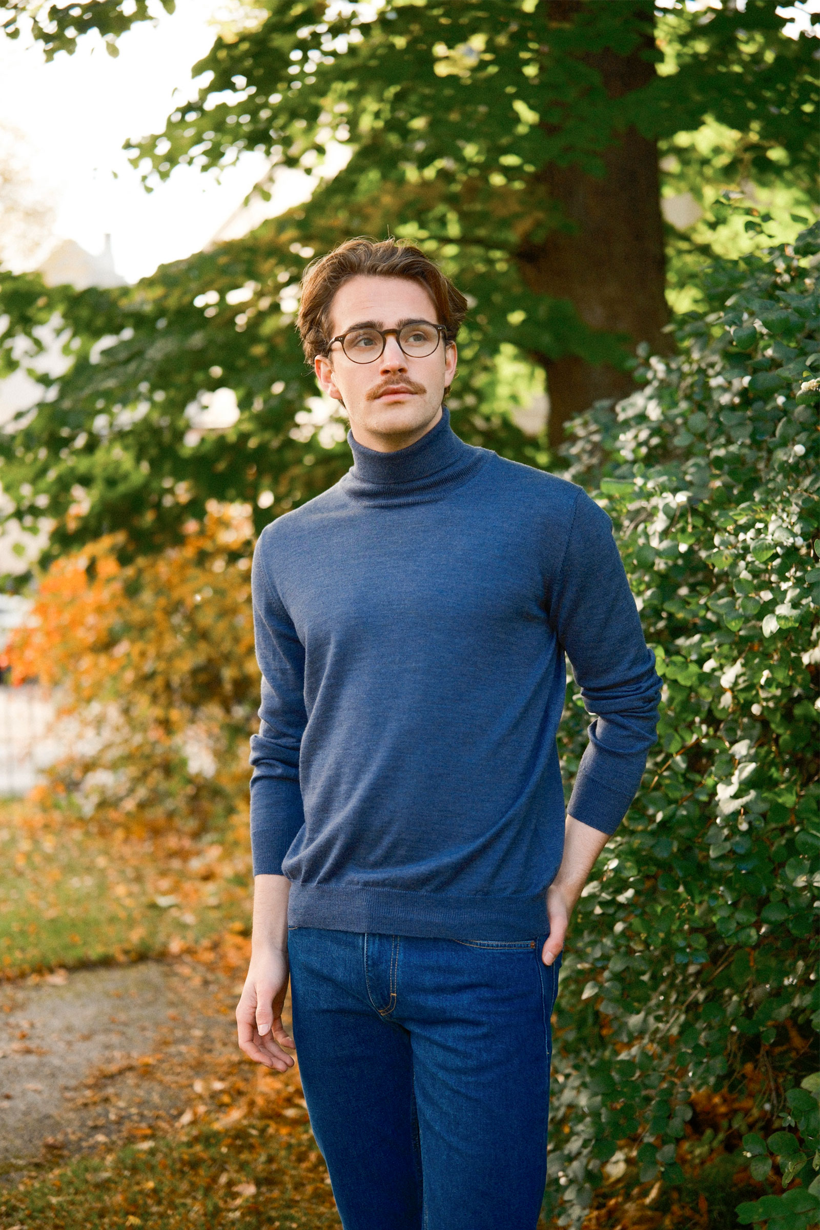 Turtleneck, Blå - Bilde 5