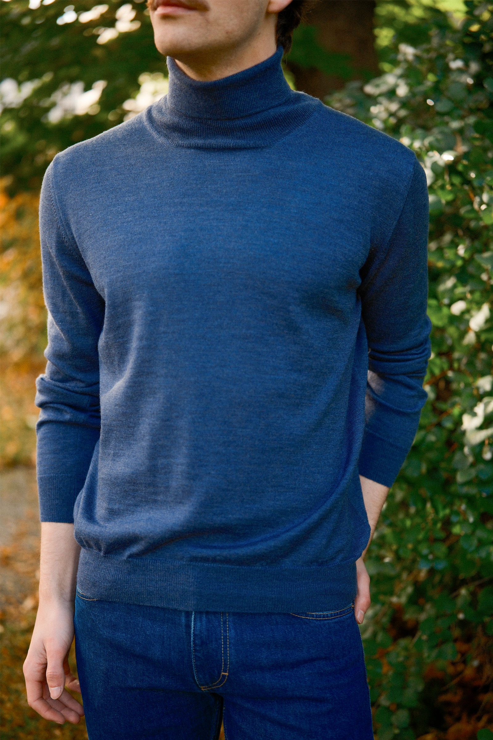 Turtleneck, Blå - Bilde 6