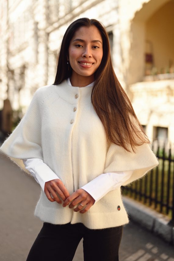 Vilanie Cardigan, Ecru