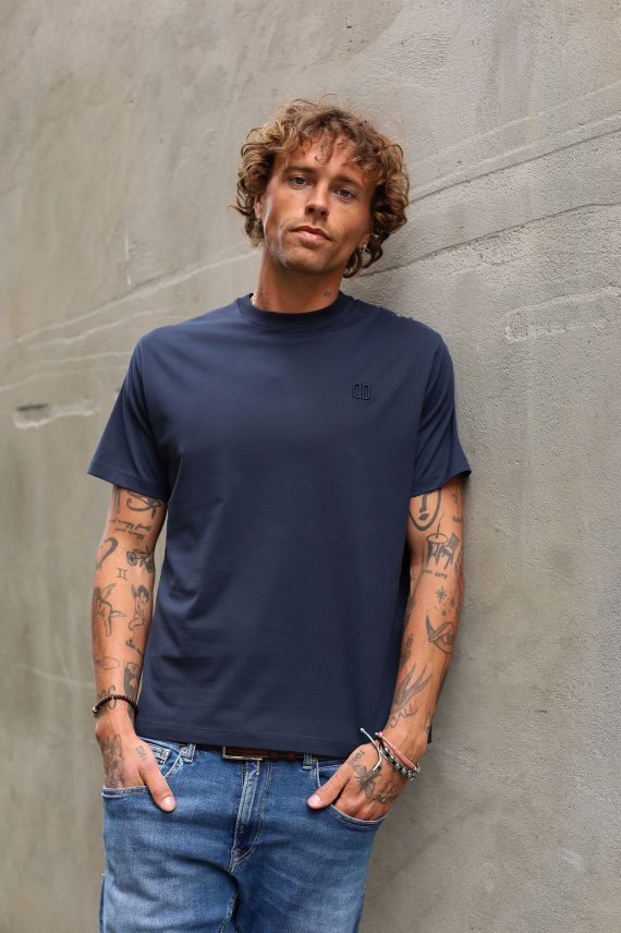 Rox T-Shirt, Mørk Blå