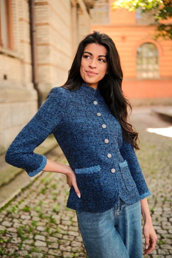 Emeldea NS, Lurex Blue
