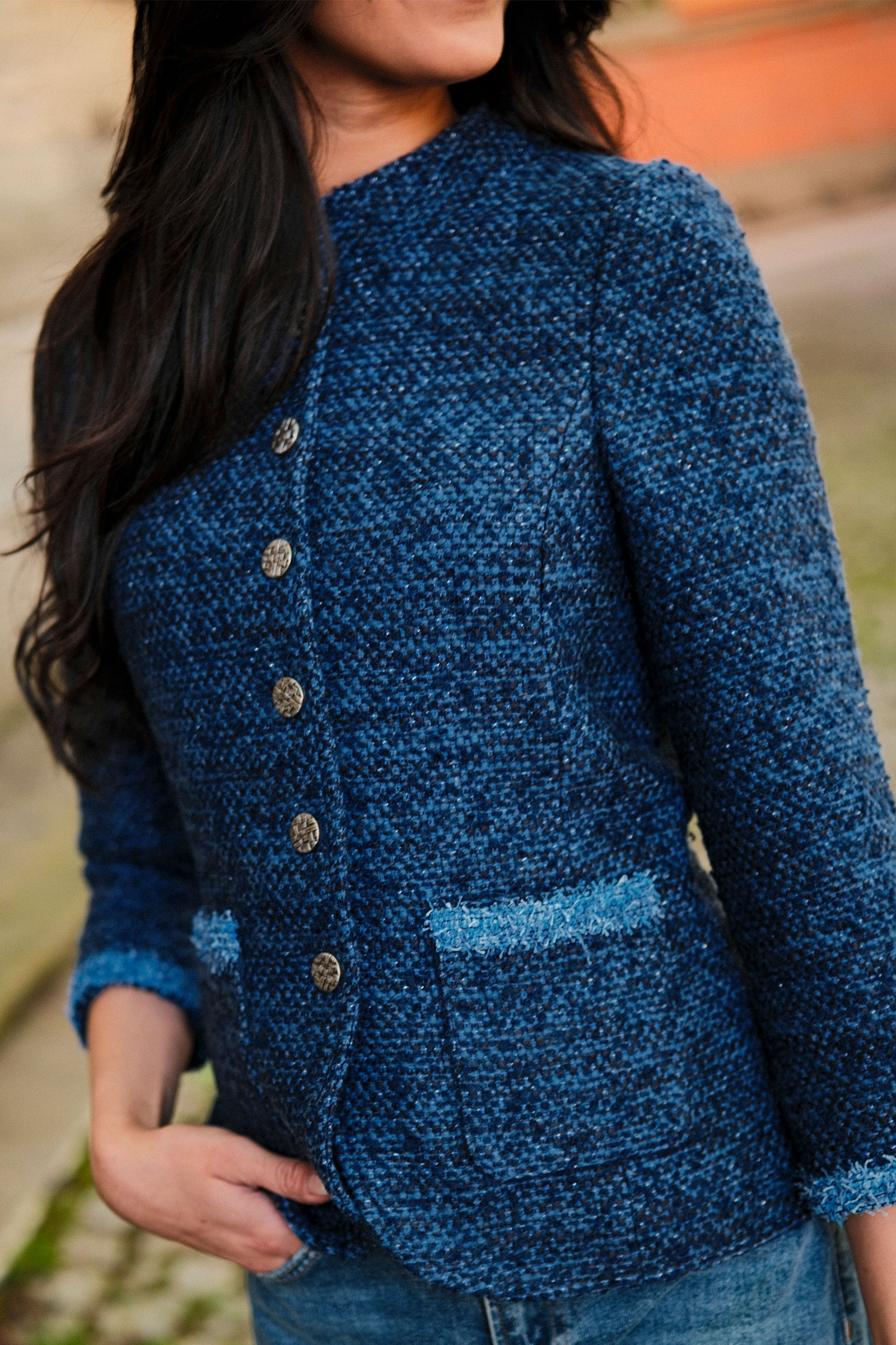 Emeldea NS, Lurex Blue - Bilde 8