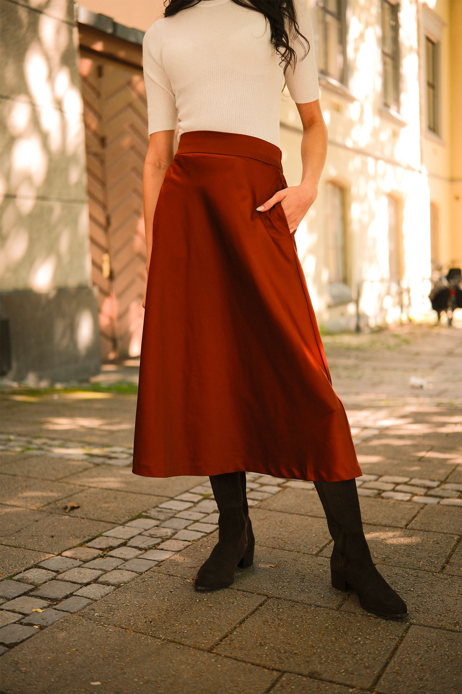 Zilky IW Skirt, Brandy Brown - Bilde 3