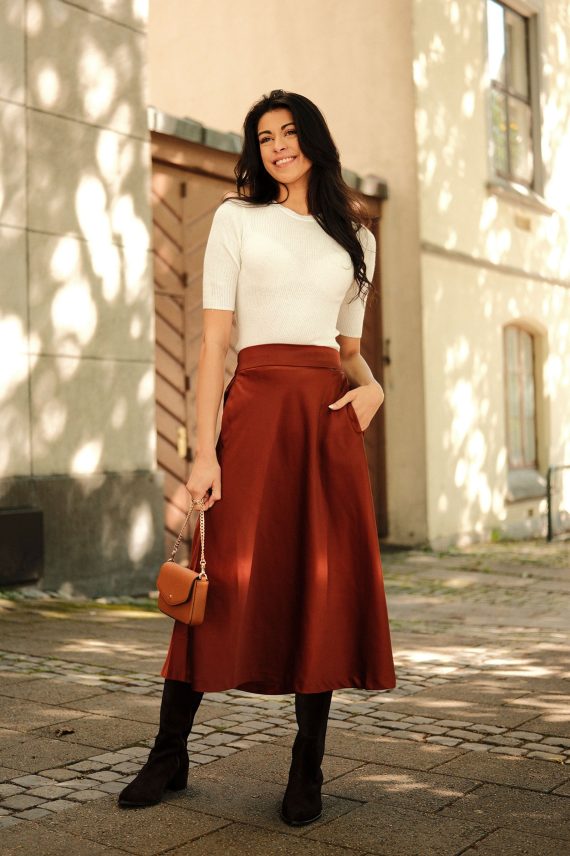 Zilky IW Skirt, Brandy Brown