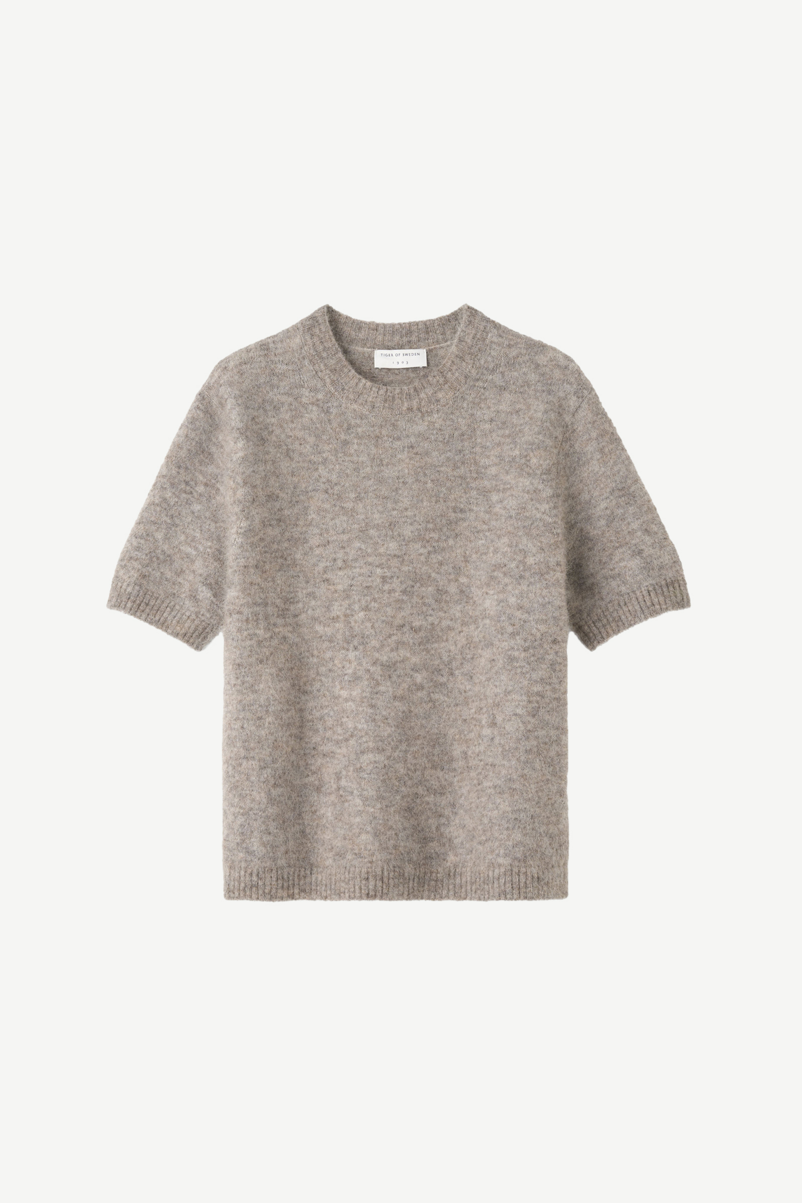 May Mohair Wool T-Shirt, Beige - Bilde 6