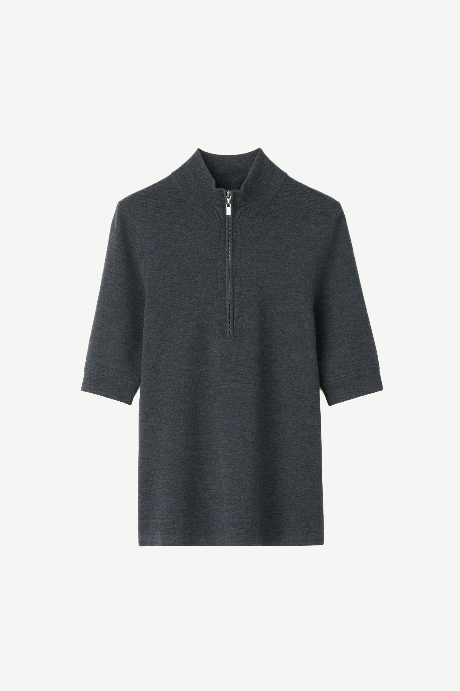 Nefeli RWS Merino Pullover, Grey - Bilde 3