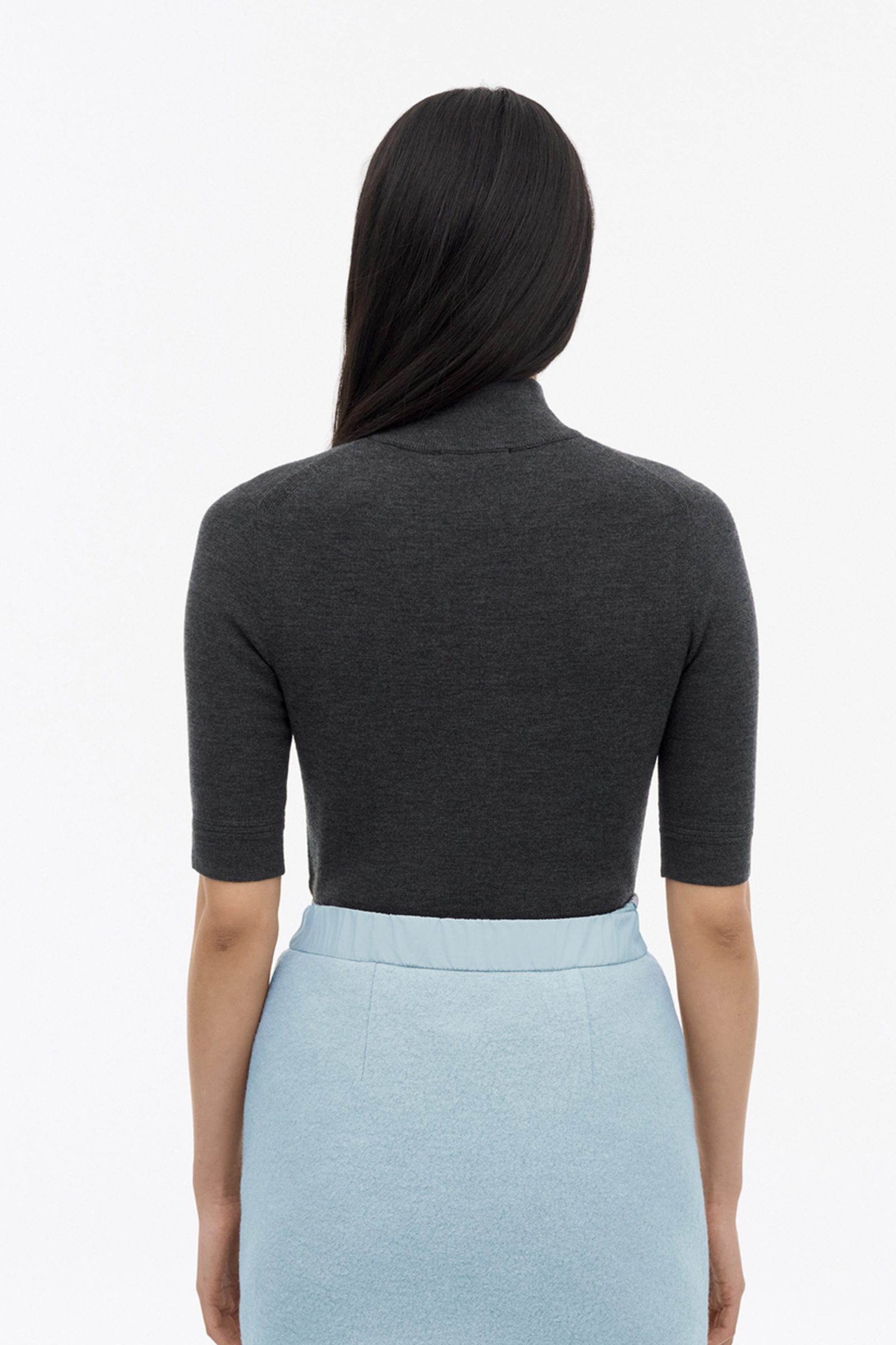 Nefeli RWS Merino Pullover, Grey - Bilde 2
