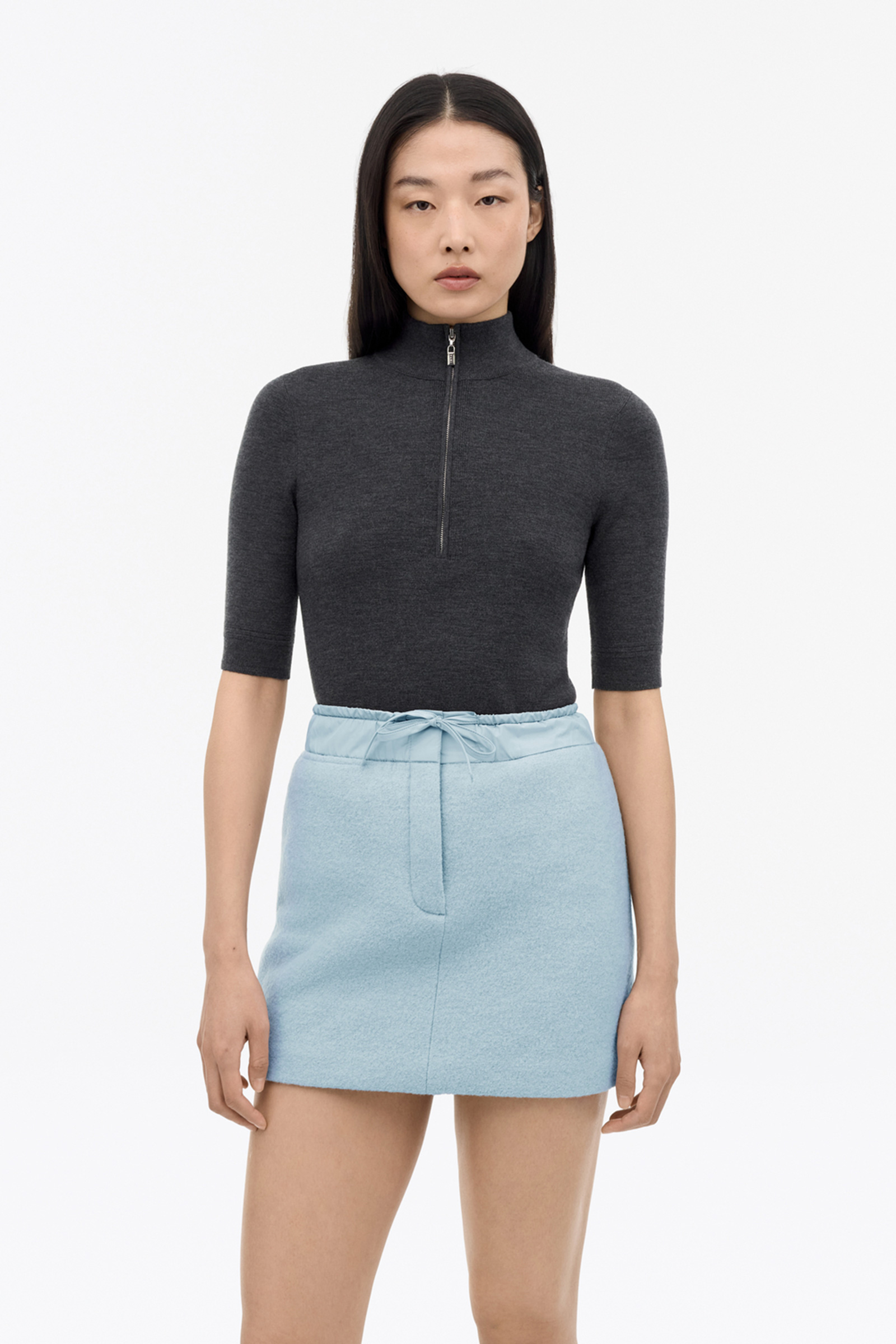 Nefeli RWS Merino Pullover, Grey