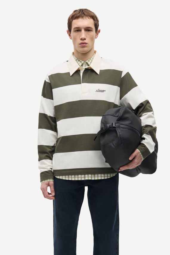 Sakevin X Polo LS 15512, Forest Night Stripes