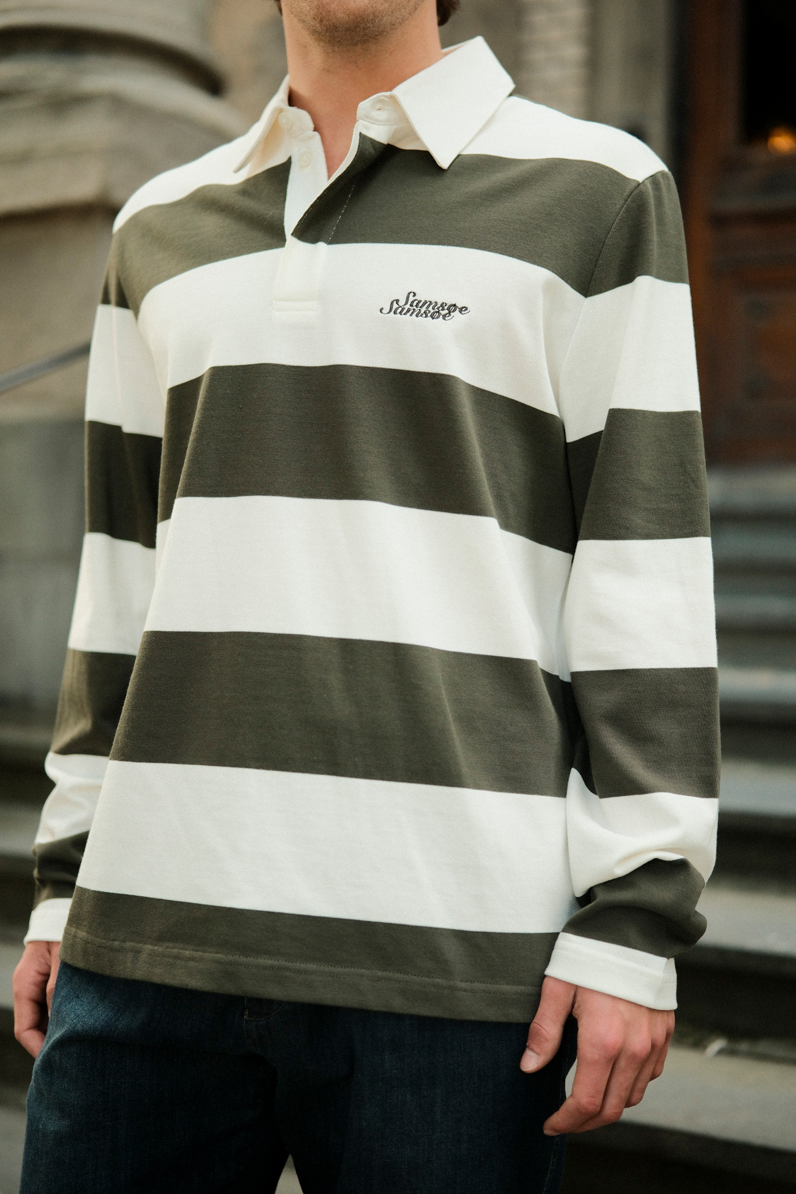 Sakevin X Polo LS 15512, Forest Night Stripes - Bilde 3