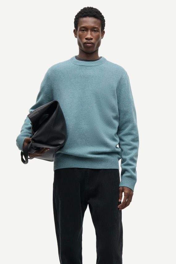 Isak Knit Sweater, Stormy Sea