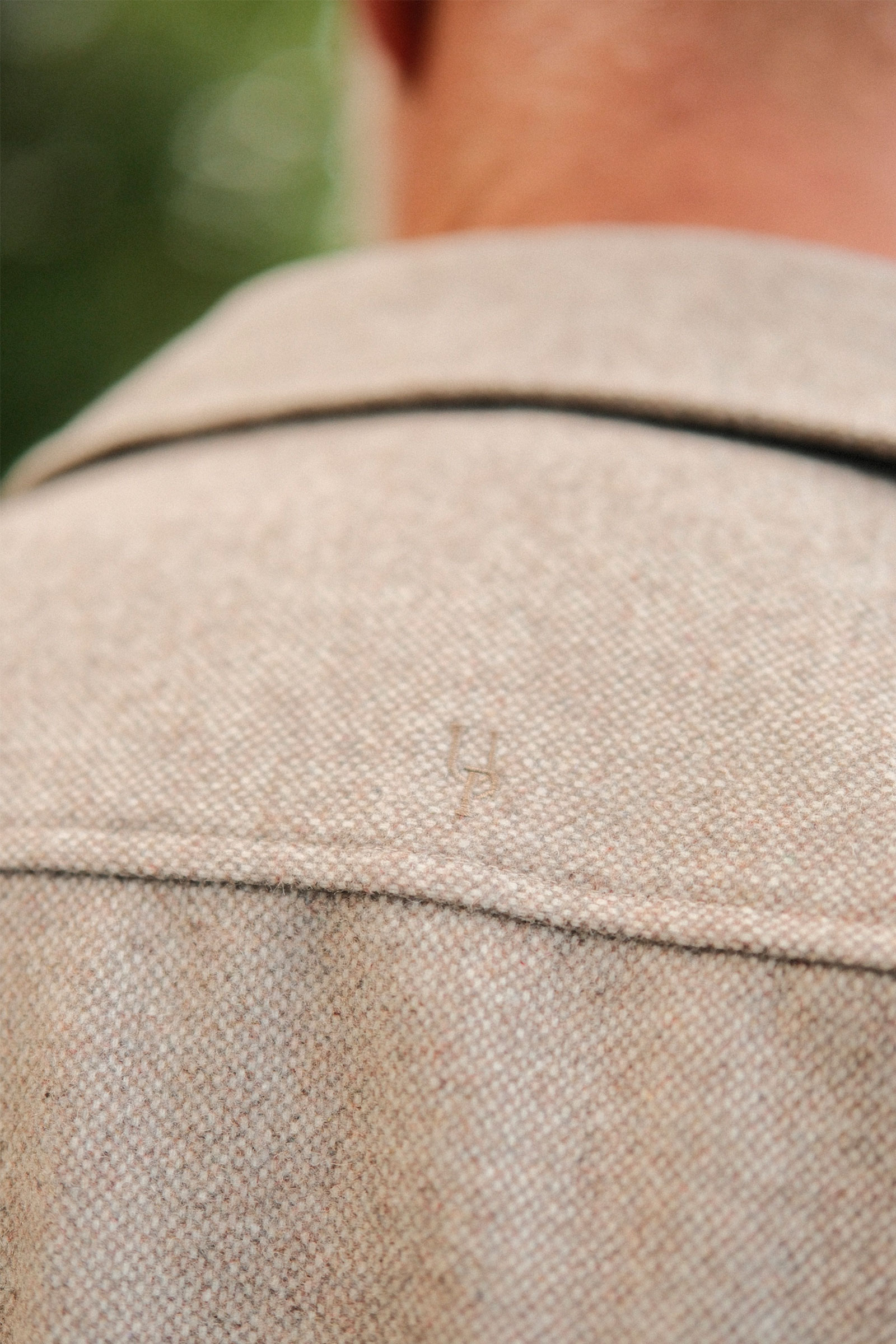 Oskar Wool Shirt, Sand - Bilde 7