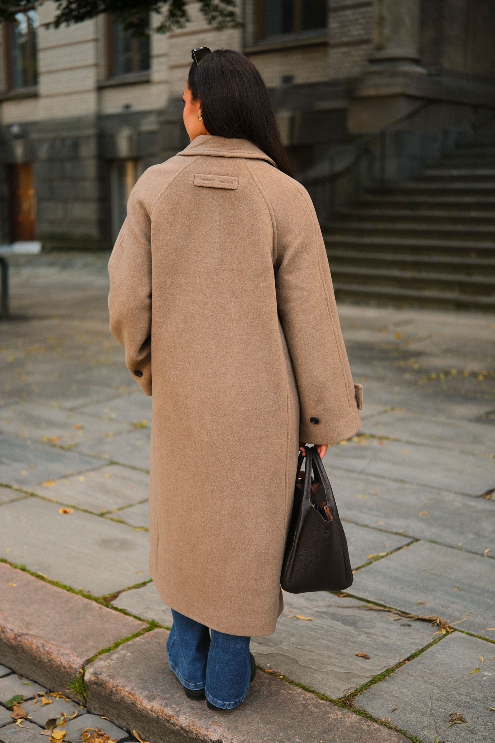 Alma Coat 14895, Camel - Bilde 6