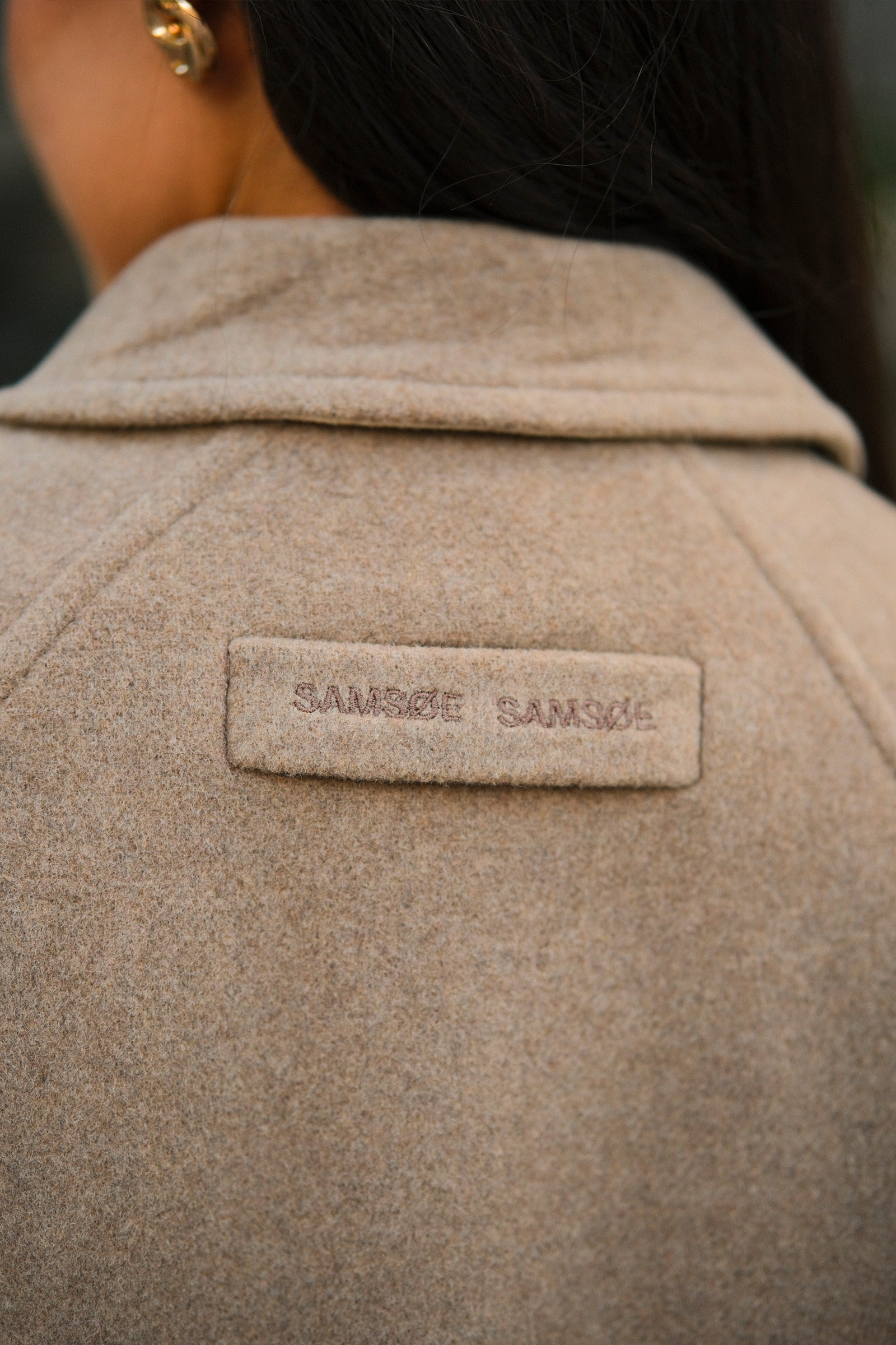 Alma Coat 14895, Camel - Bilde 5