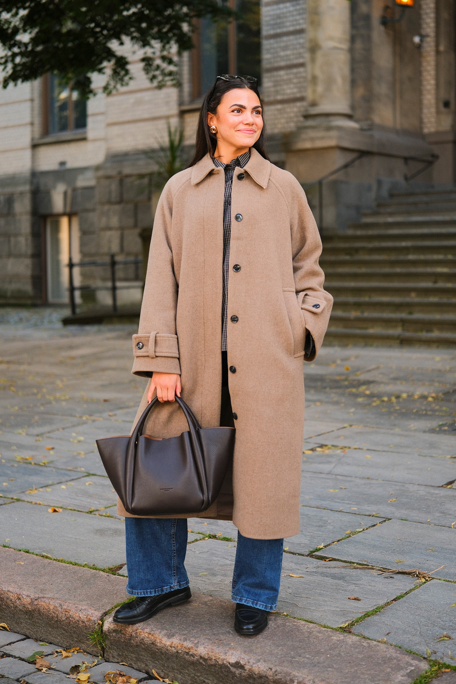 Alma Coat 14895, Camel - Bilde 2