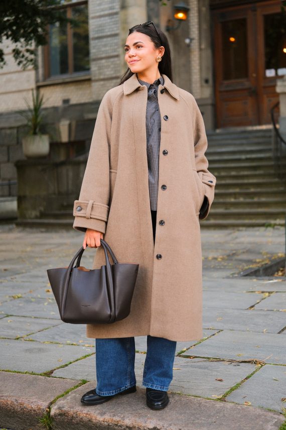 Alma Coat 14895, Camel