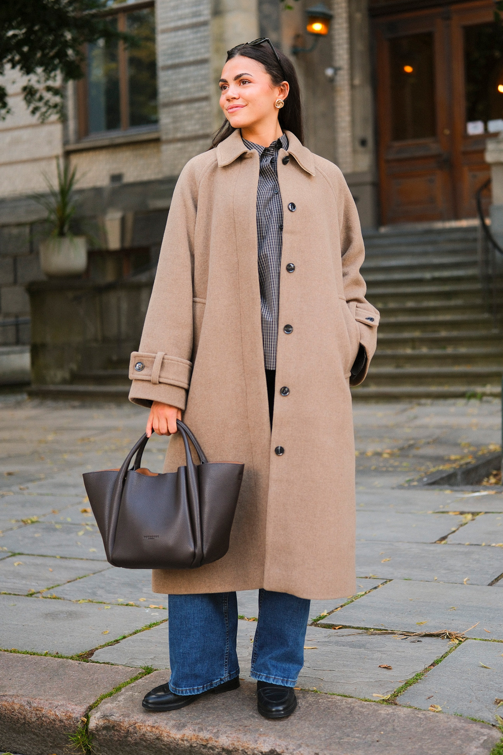 Alma Coat 14895, Camel