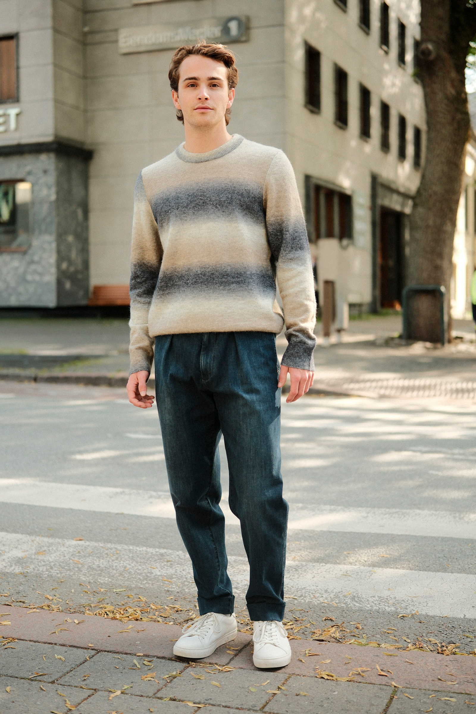Aiden Crew Neck, Salute Stripes - Bilde 6