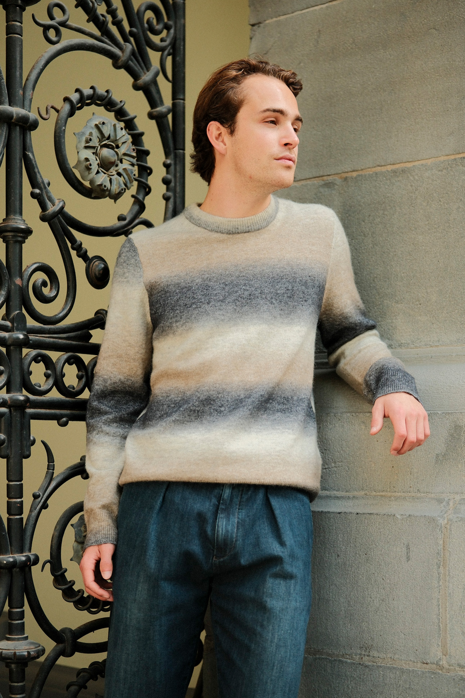 Aiden Crew Neck, Salute Stripes - Bilde 5