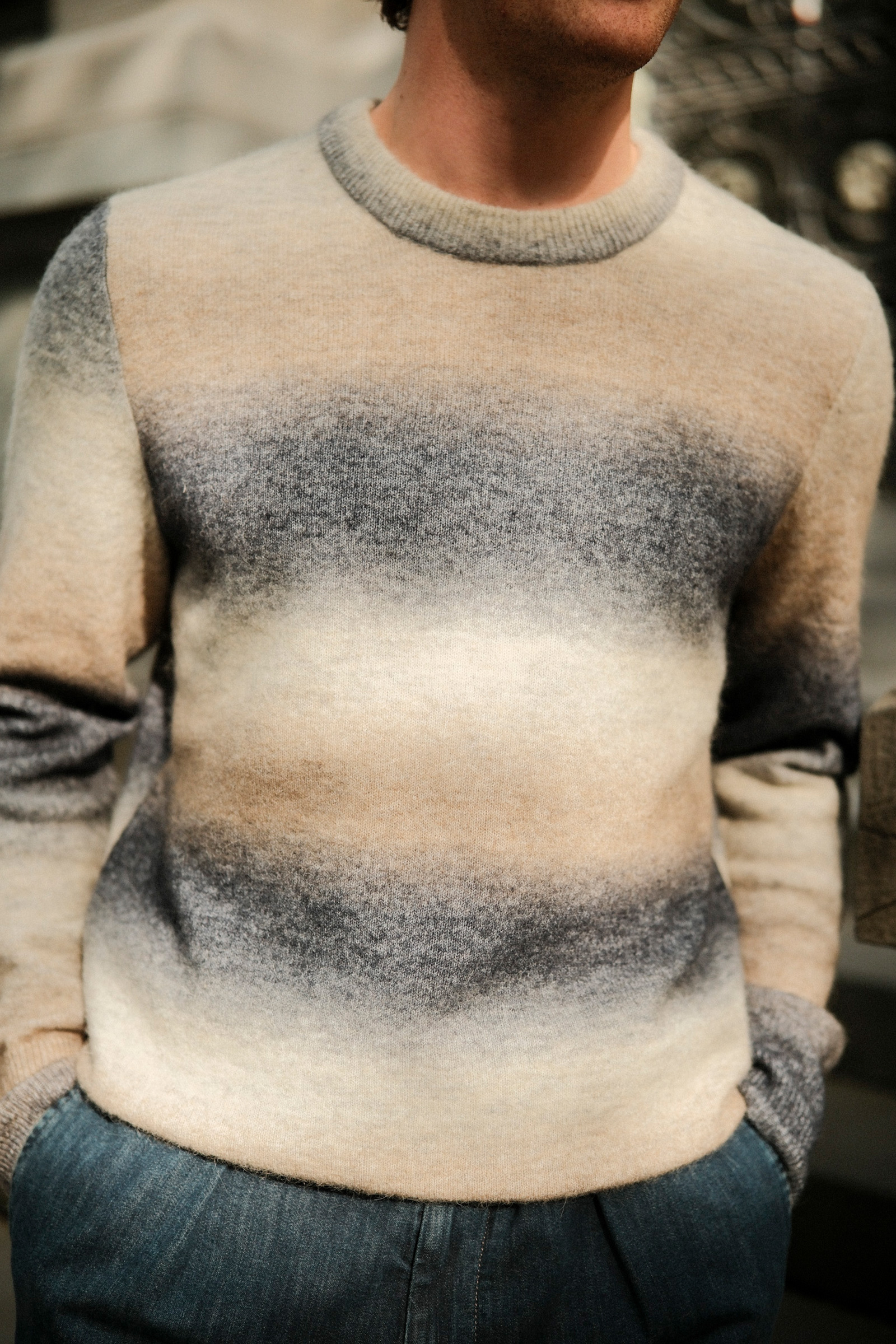 Aiden Crew Neck, Salute Stripes - Bilde 2