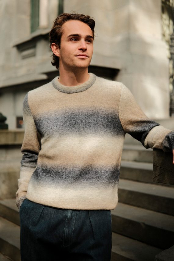 Aiden Crew Neck, Salute Stripes
