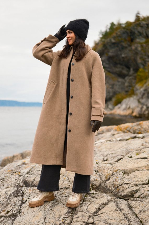Alma Coat 14895, Camel