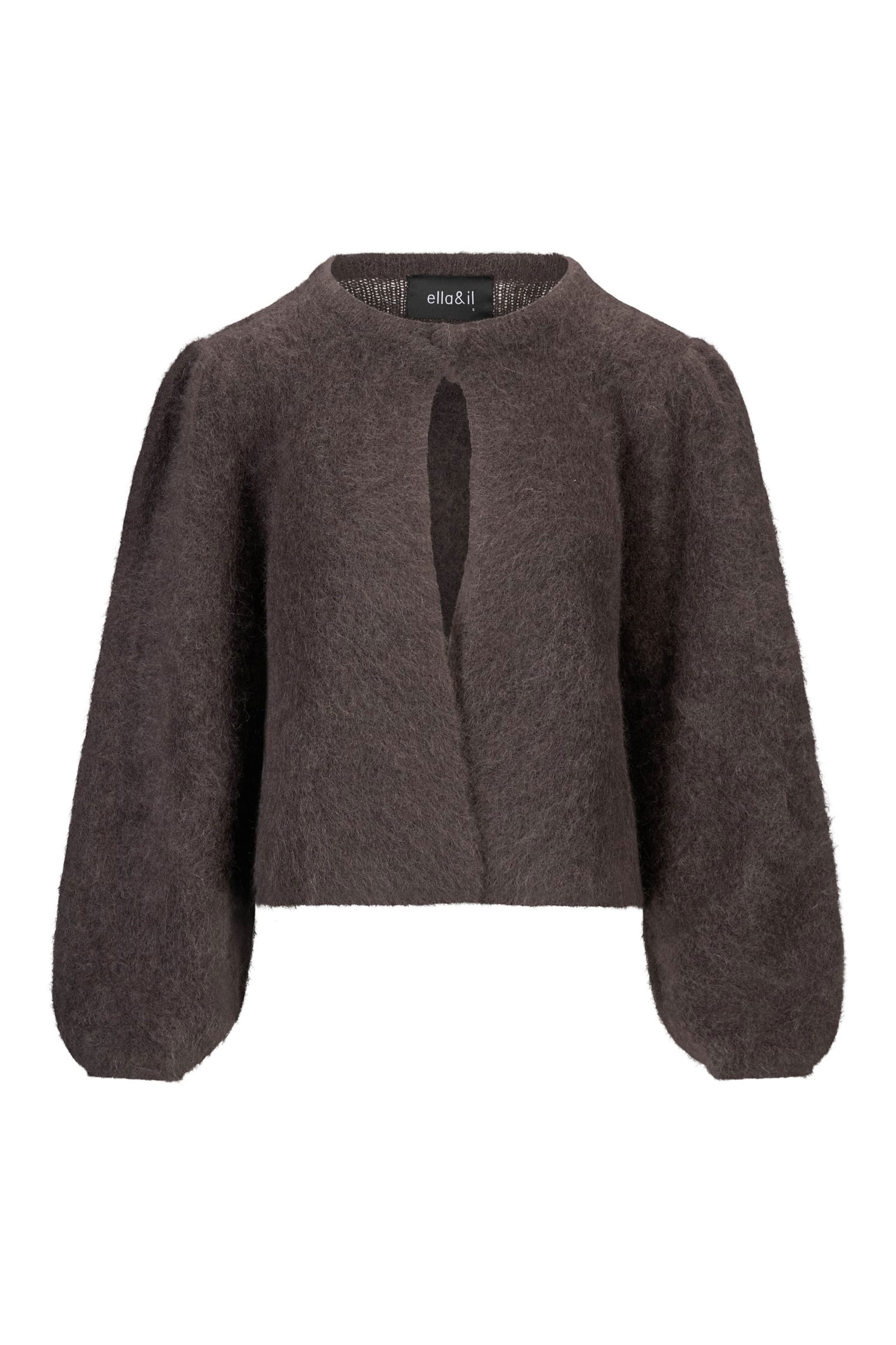 Amelia Chunky Cardigan, Dark Brown