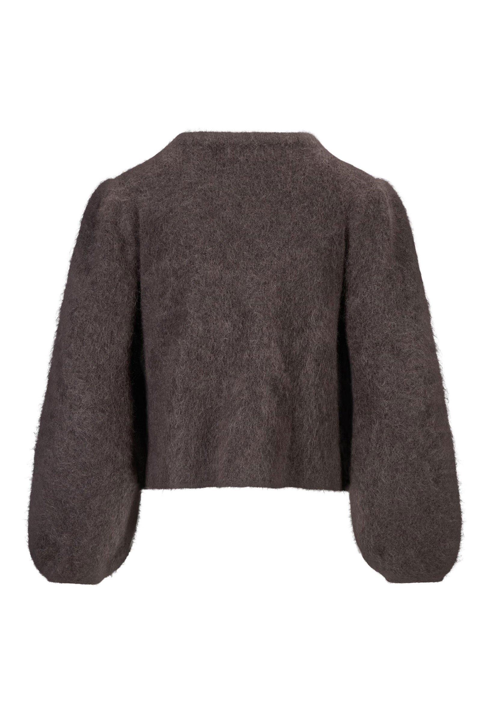 Amelia Chunky Cardigan, Dark Brown - Bilde 2