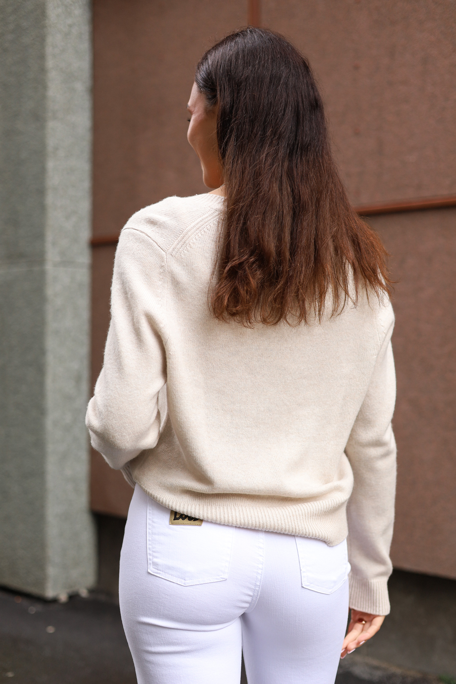 April Cardigan, Light Beige - Bilde 5