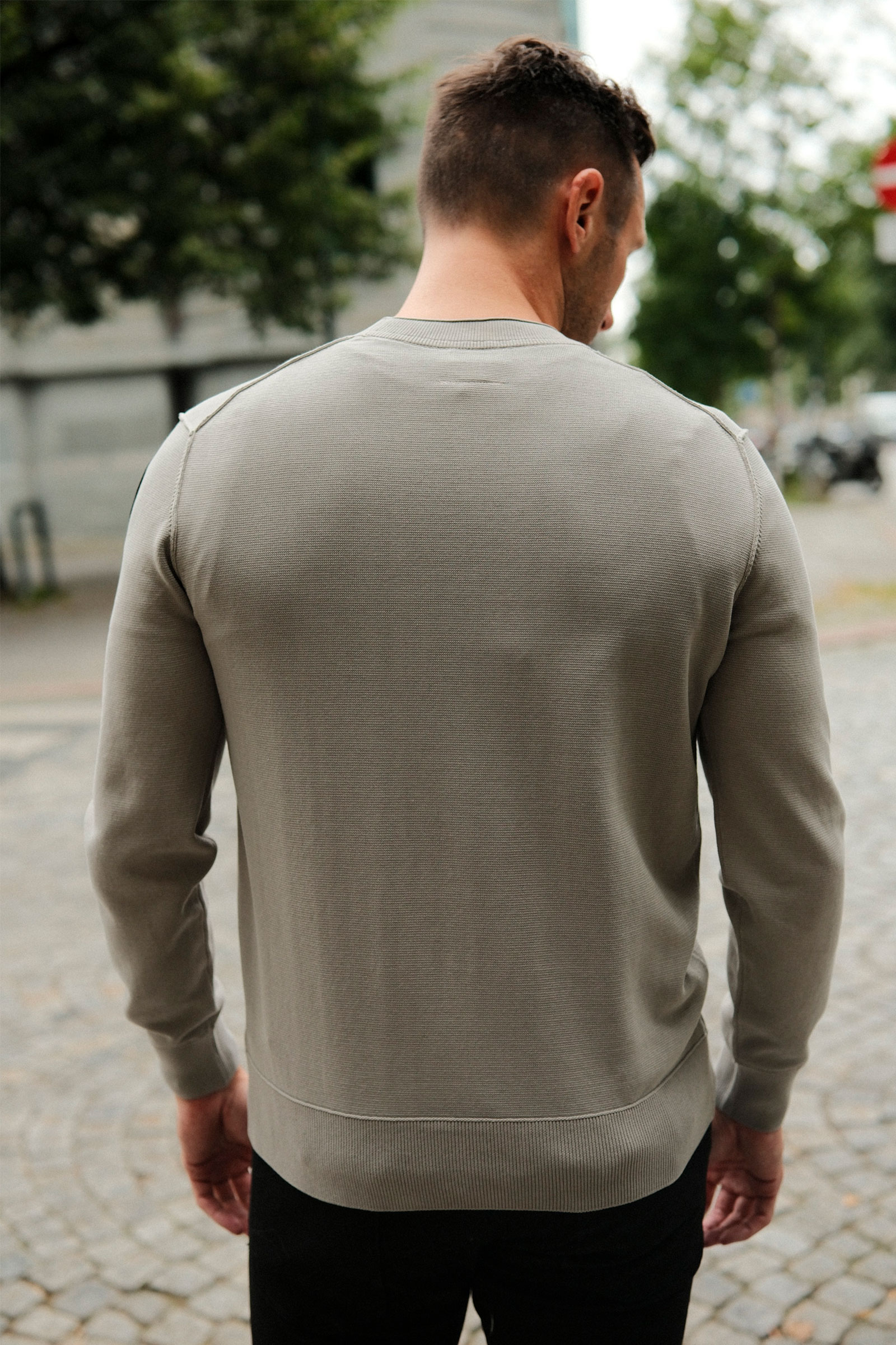 Basic Braw Crewneck Sweater, Grå - Bilde 3