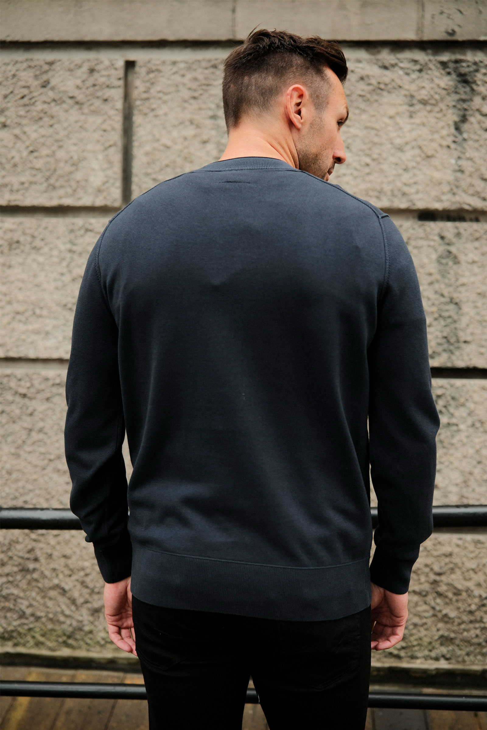 Basic Braw Crewneck Sweater, Mørk Blå - Bilde 11