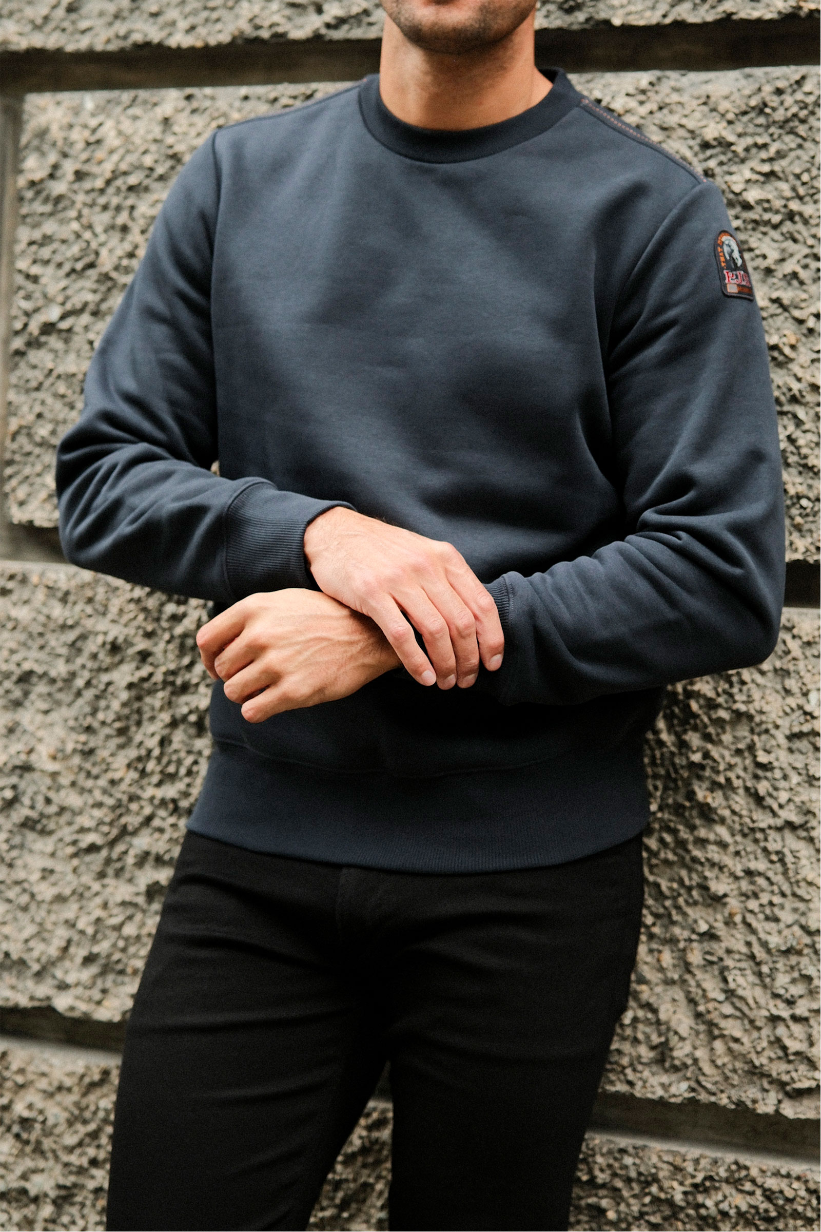 Basic Braw Crewneck Sweater, Mørk Blå - Bilde 4