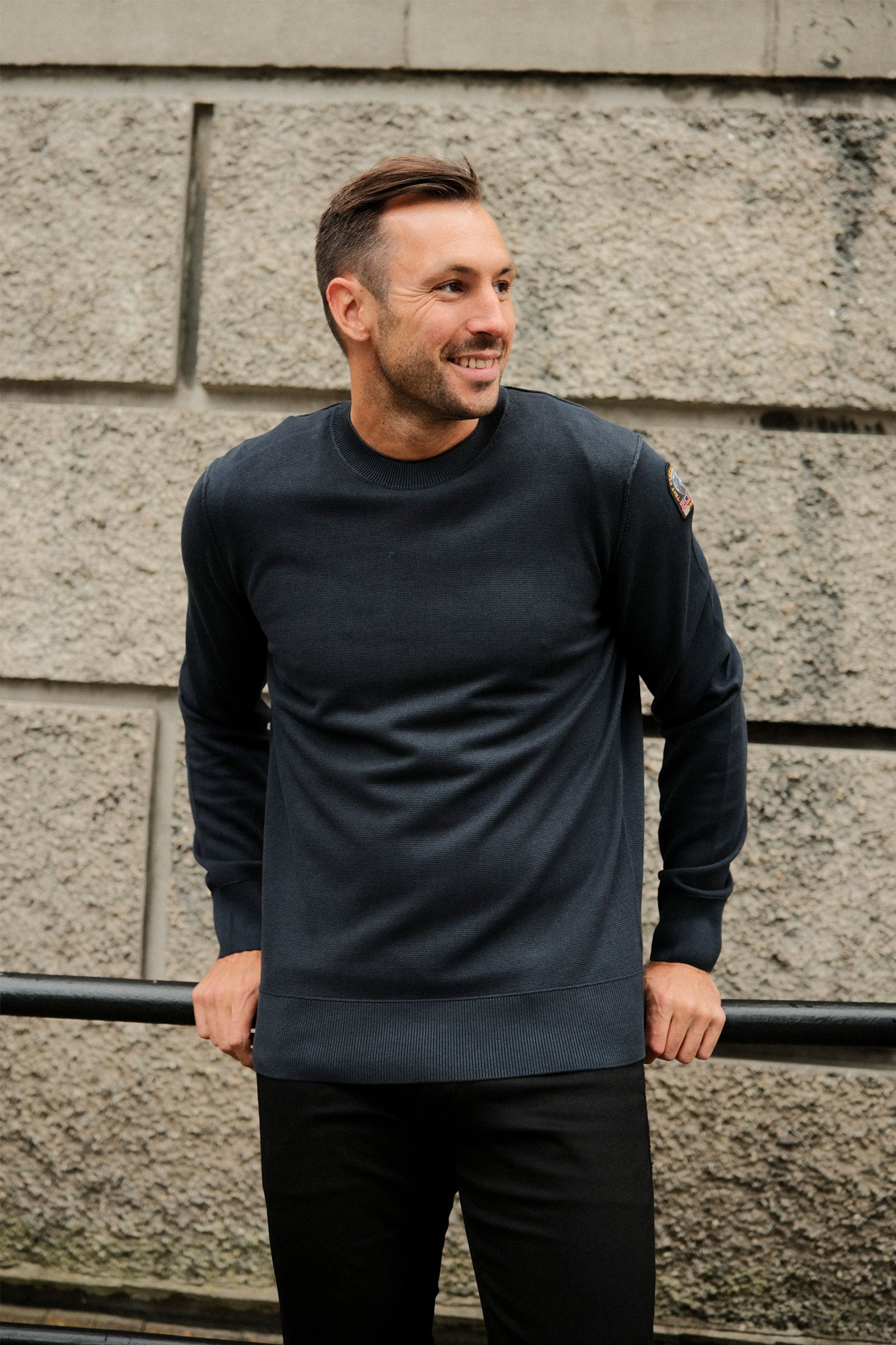 Basic Braw Crewneck Sweater, Mørk Blå - Bilde 7