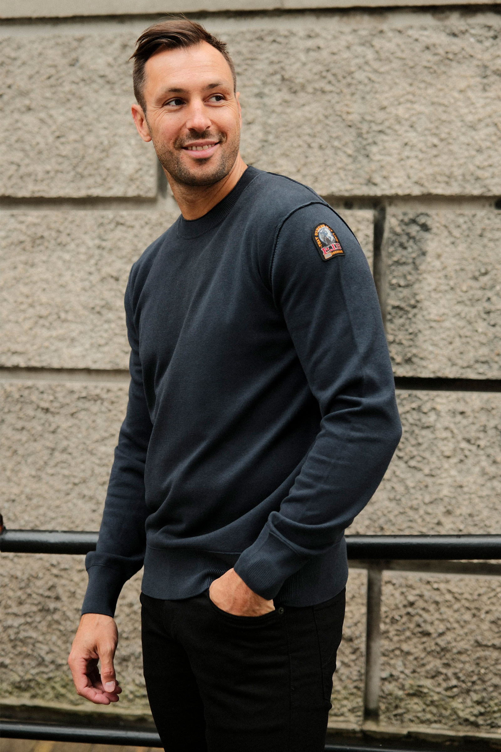 Basic Braw Crewneck Sweater, Mørk Blå - Bilde 8