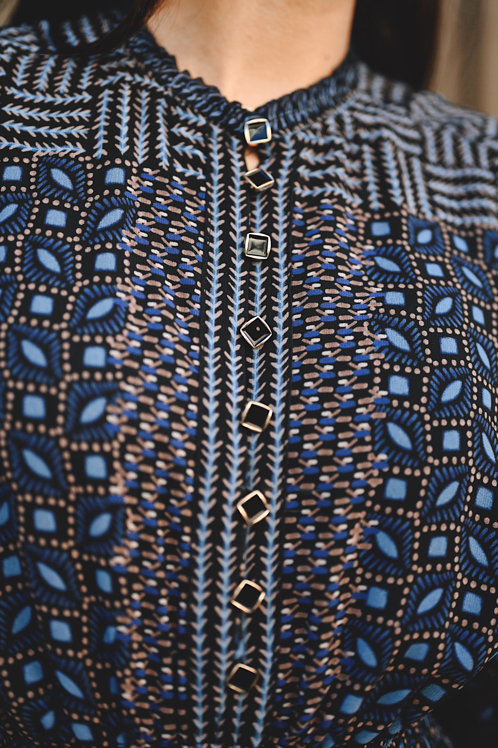 Blythe Dress, Navy - Bilde 7